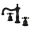 Kingston Brass KS1970BX 8" Widespread Bathroom Faucet, Matte Black KS1970BX - alternate 1